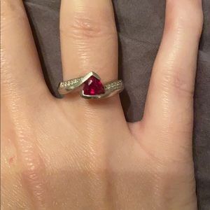 Ruby birthstone set from Kays